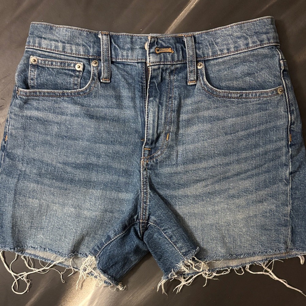 J. Crew High-Rise Denim Shorts